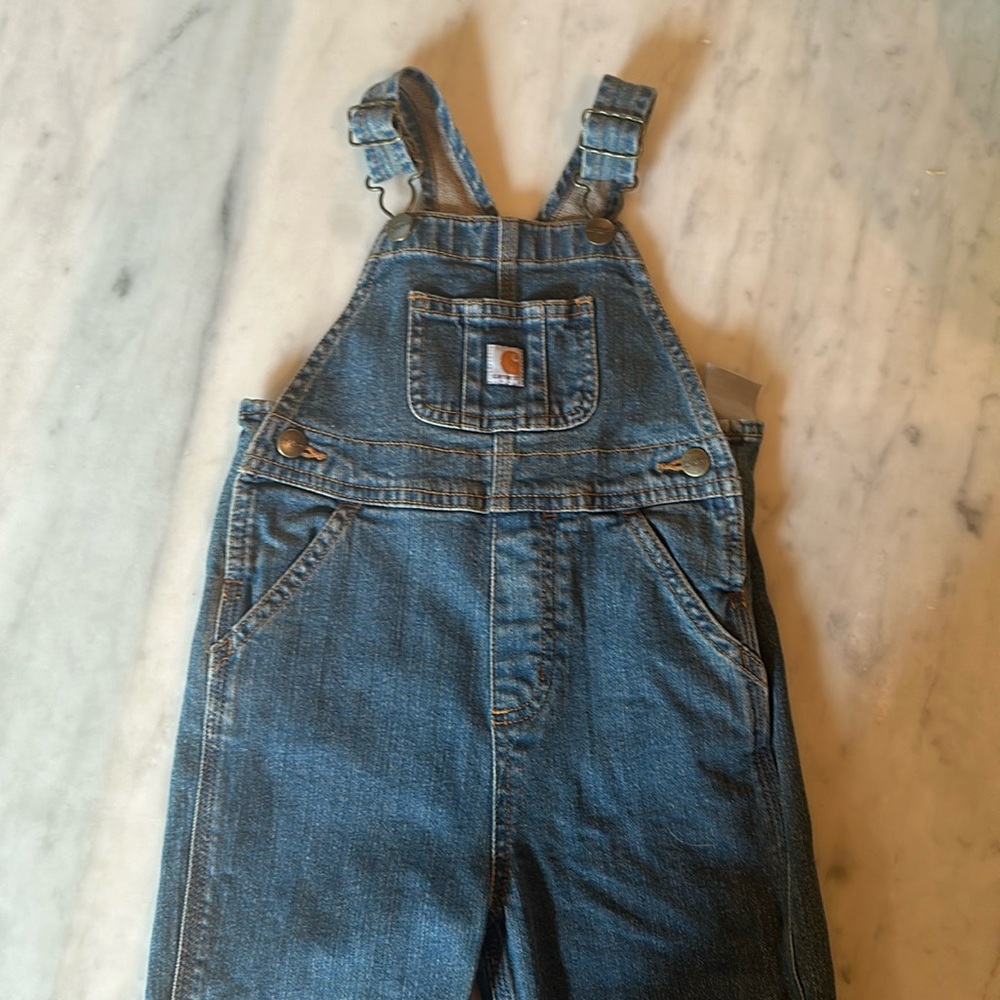 Carhartt 2T denim overalls
